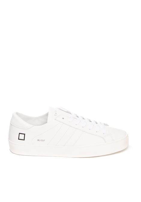 White calf hill low sneaker D.A.T.E. | HILL LOW UCALF-WHT